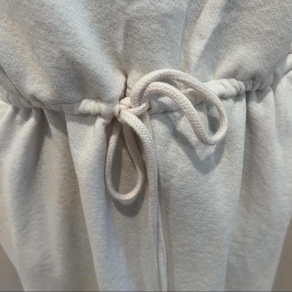 Velvet by Graham & Spencer Strapless Drawstring Terry Dress Sz L - Picture 6 of 9